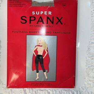COPY - Nude Super Spanx Footless Bodyshaping Pantyhose Sz. D